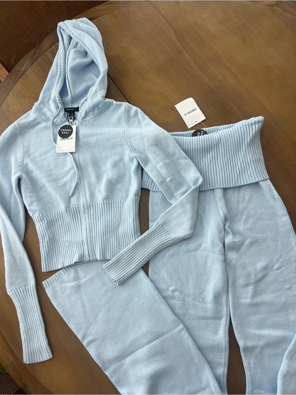 Forever 21 Frankie’s Bikinis Cloud Sweater Knit Set Dupe
